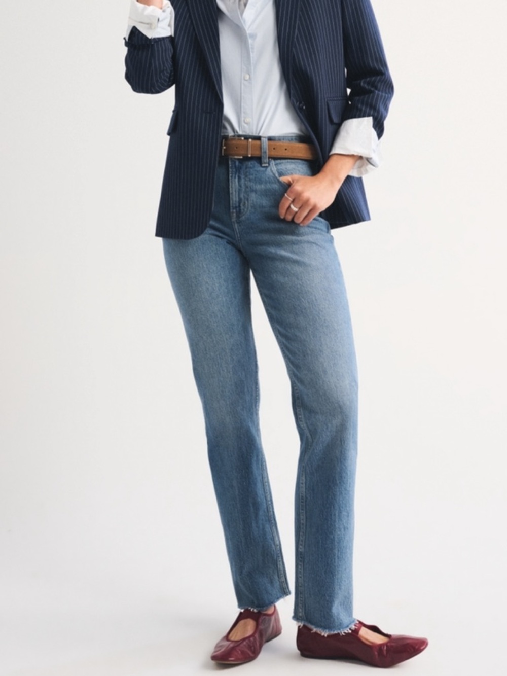 Abercrombie & Fitch 90s Straight High-Rise Jeans